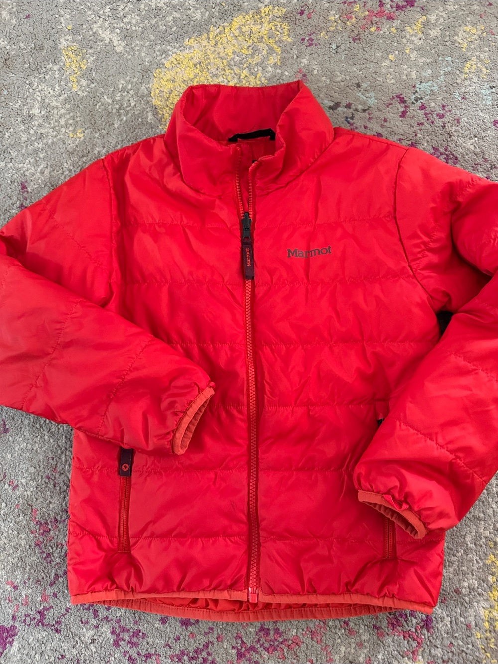 Marmot Kids Bright Red Puffer Jacket